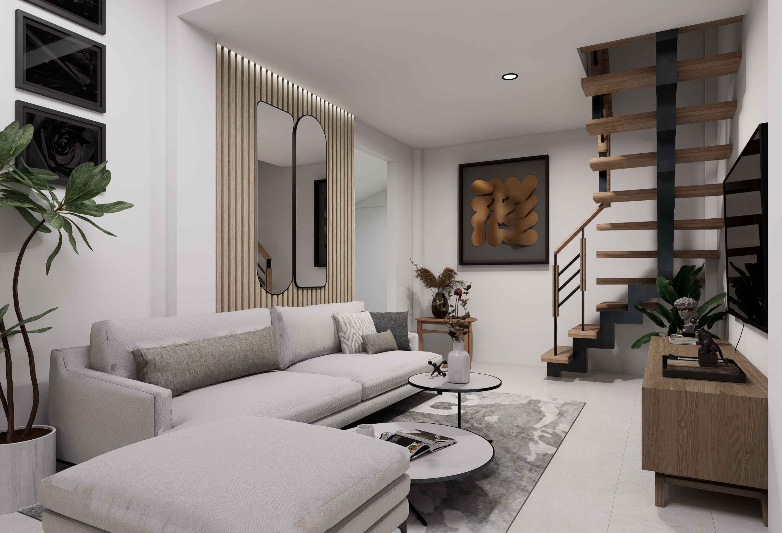 Hanswal Interiors Hero Image - Elegant Living Room
